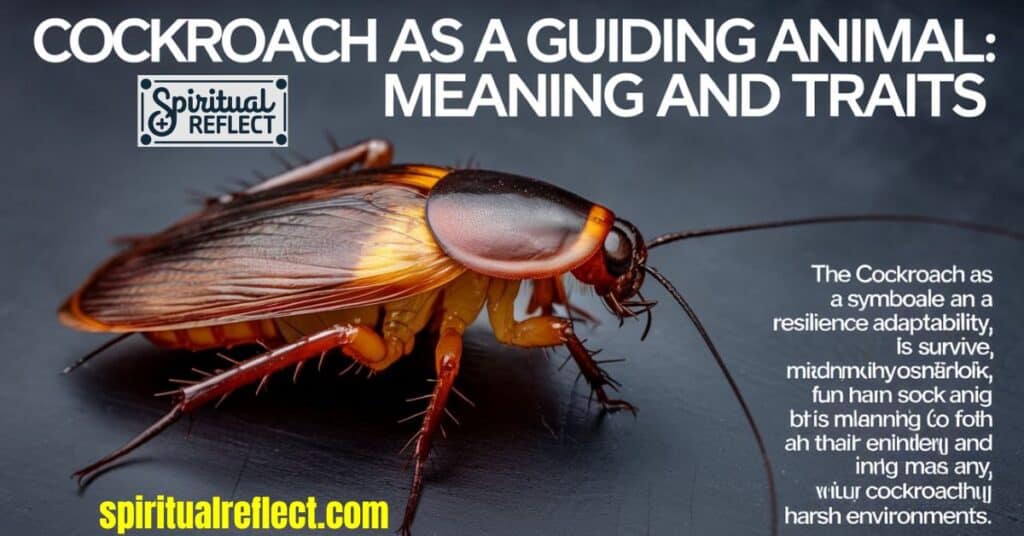 Cockroach as a Guiding Animal: Meaning and Traits