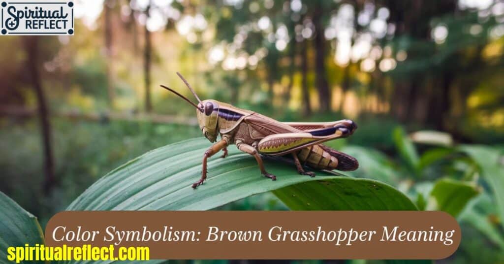 Color Symbolism: Brown Grasshopper Meaning