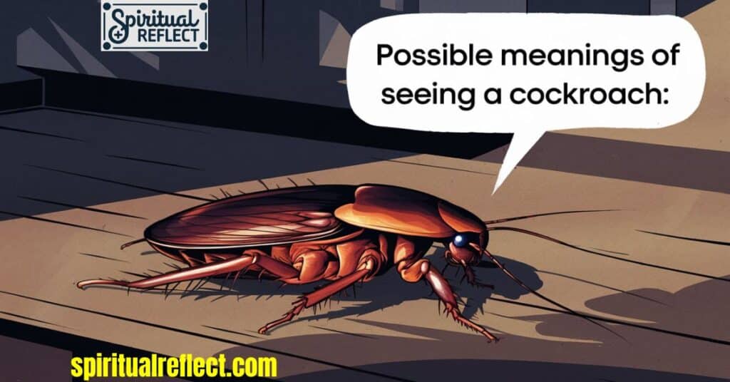 Possible Meanings of Seeing a Cockroach: