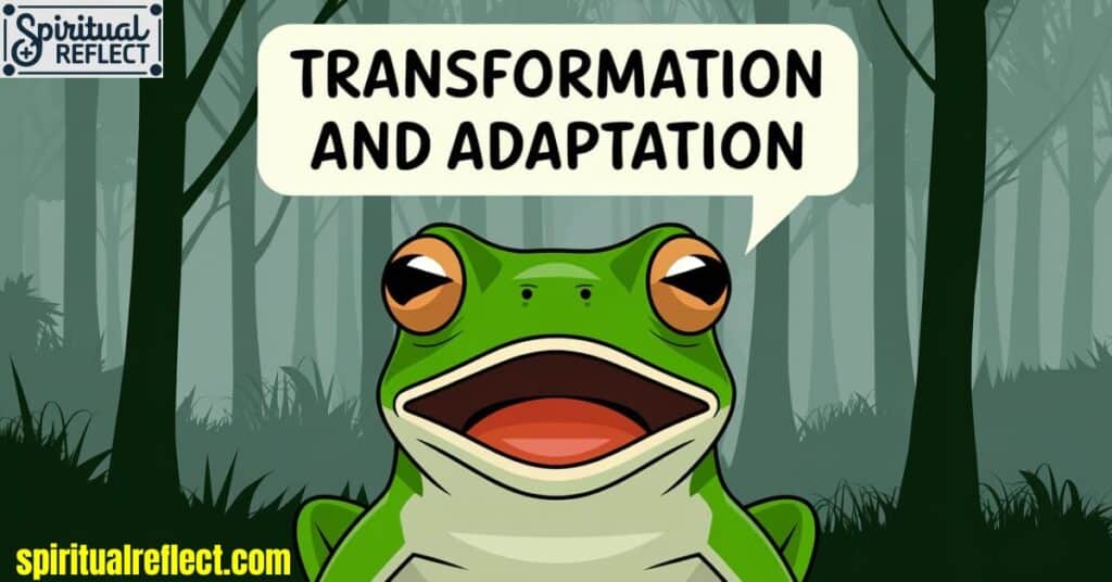 Frog icon Animal: Transformation and Adaptation