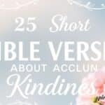 25 Short Bible Verses About Kindness
