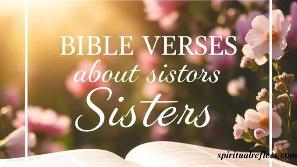Bible Verses About Sisters: What the Bible Says About Sisterhood