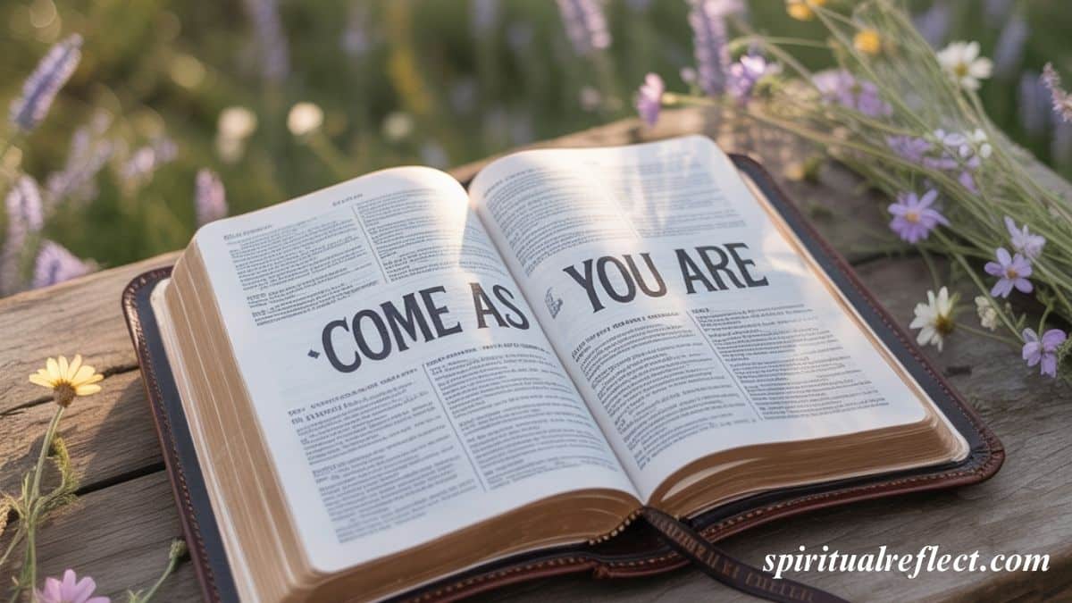 Come As You Are Bible Verse: A Message of God’s Open Invitation
