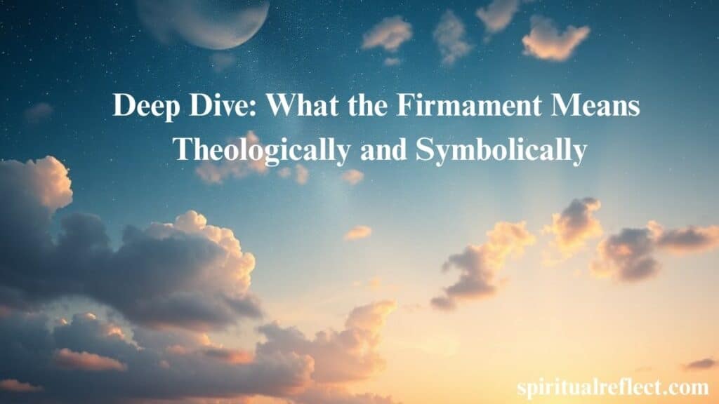 Firmament Bible verse list: 27 key verses