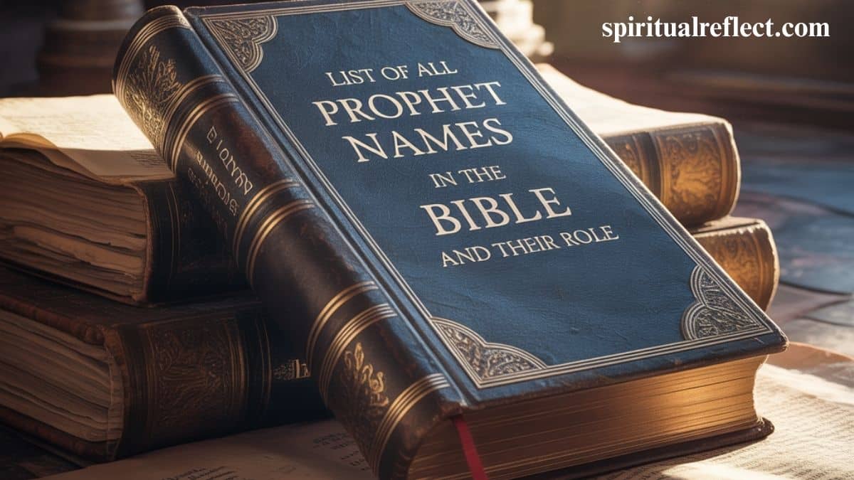 List of All Prophet Names in the Bible and Their Role