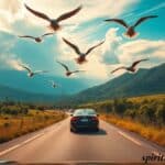 Spiritual Meanings Birds Flying In Front Of Your Car While Driving