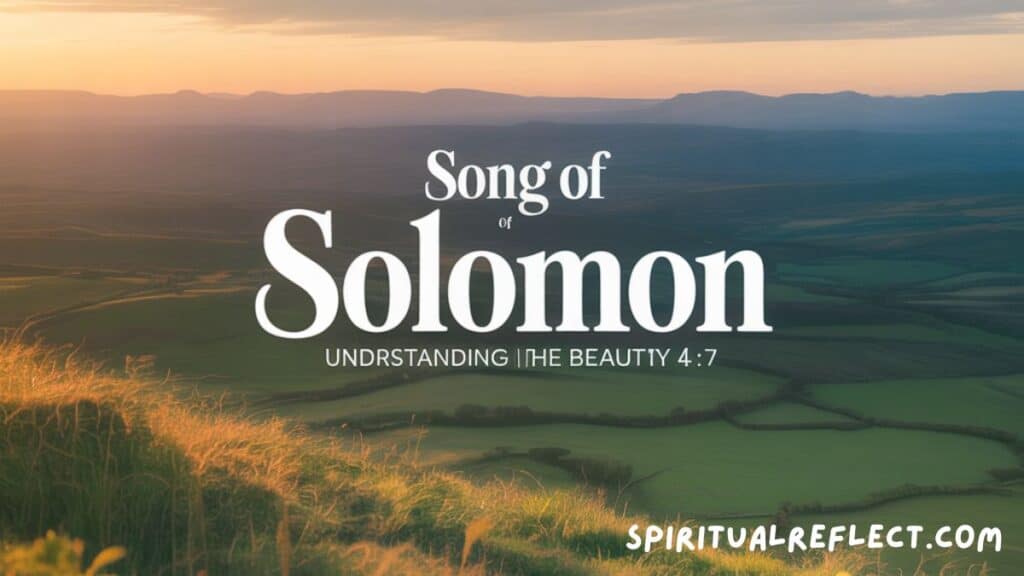 Understanding the Beauty of Song of Solomon 4:7