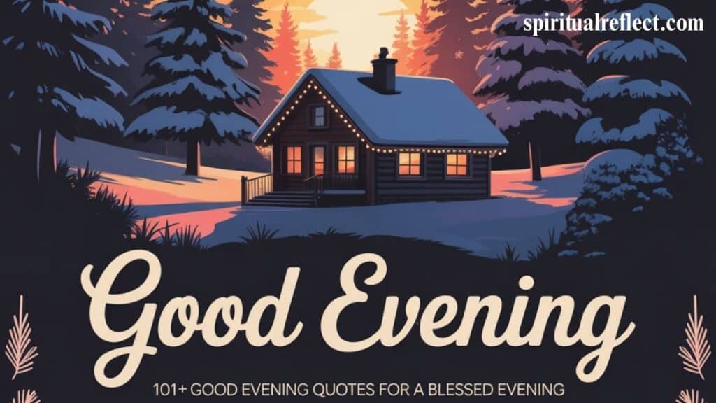 101+ Good Evening Quotes for a Blessed Evening