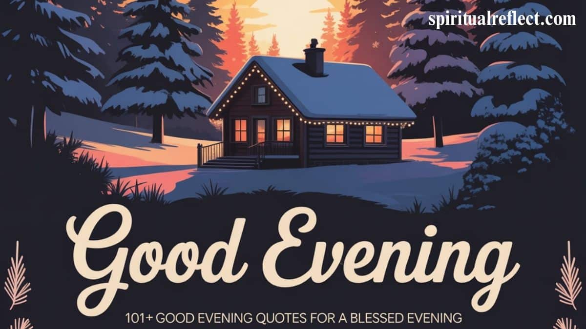 101+ Good Evening Quotes for a Blessed Evening