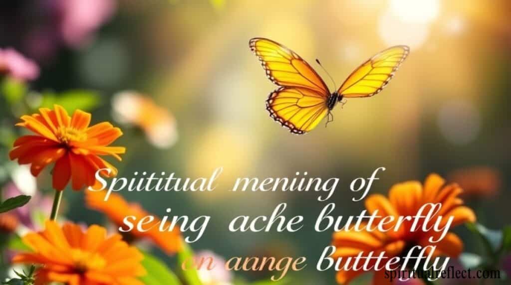 Orange butterfly: Spiritual Significance