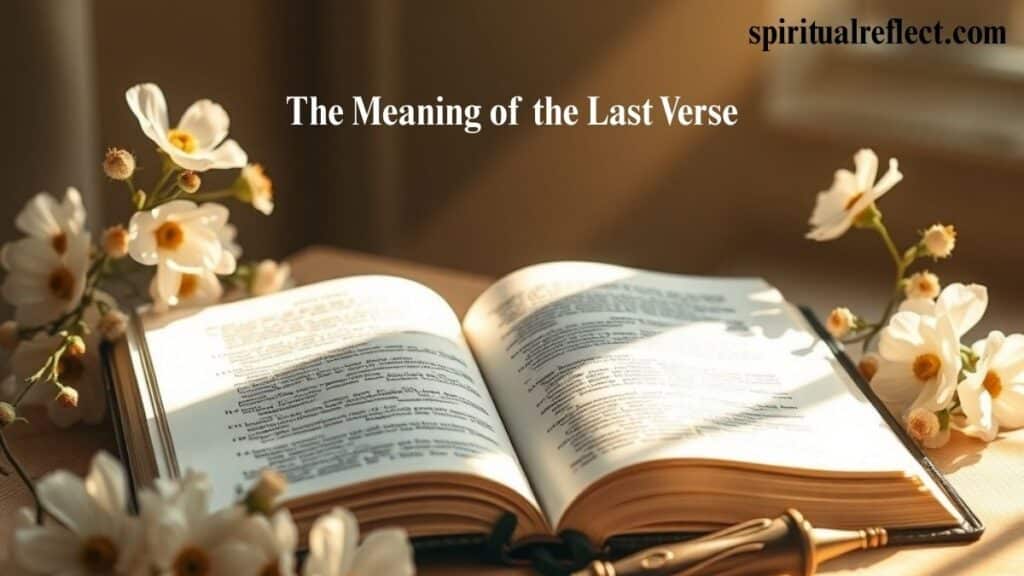 The Last Verse of the Bible: A Powerful Final Word