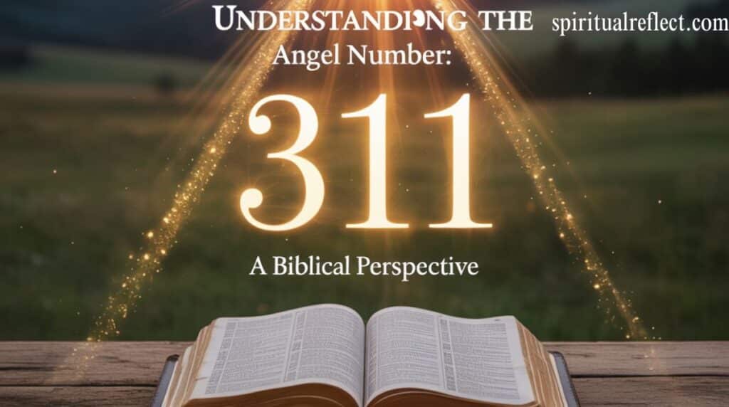 Understanding the 311 Angel Number: A Biblical Perspective