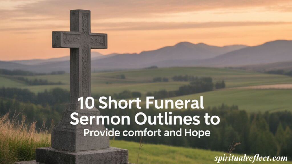 10 Short Funeral Sermon Outlines to Provide Comfort and Hope
