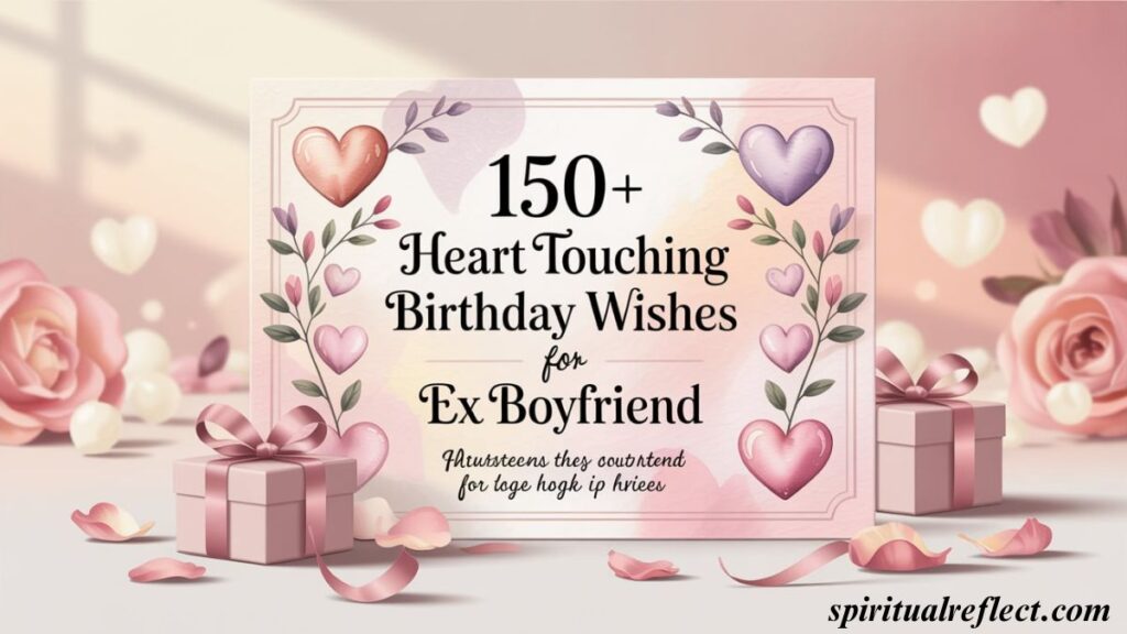 150+ Heart Touching Birthday Wishes for Ex Boyfriend