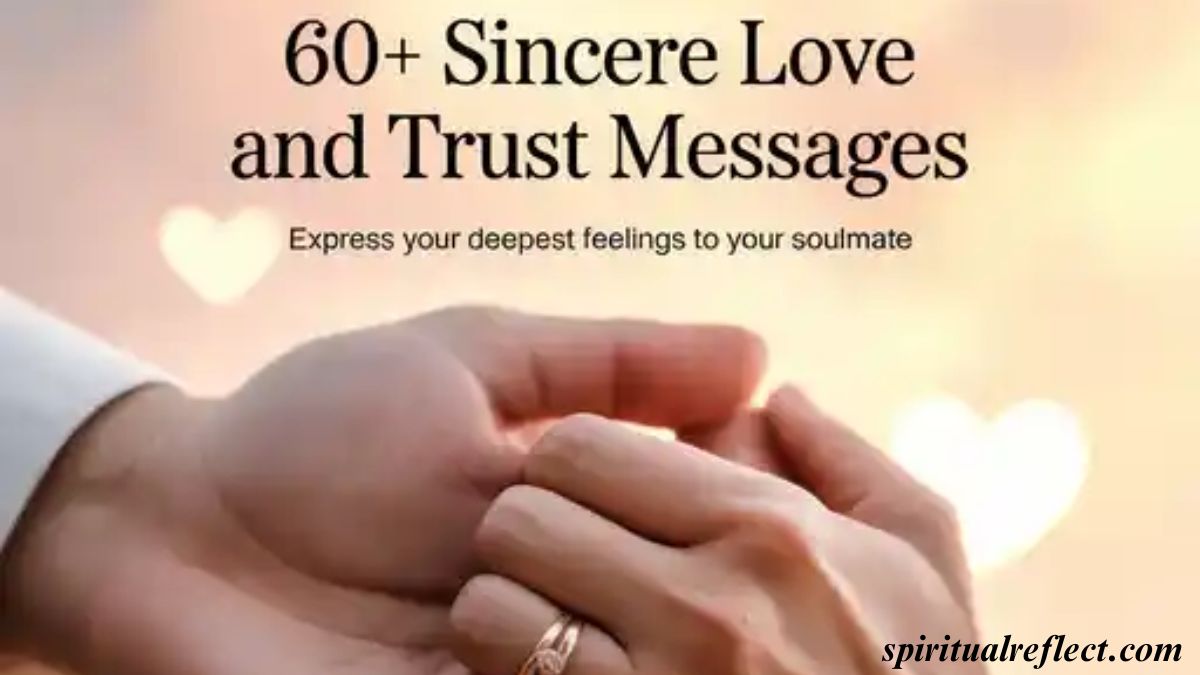 Here are 60+ Sincere Love and Trust Messages that Express Your Deepest Feelings to Your Soulmate