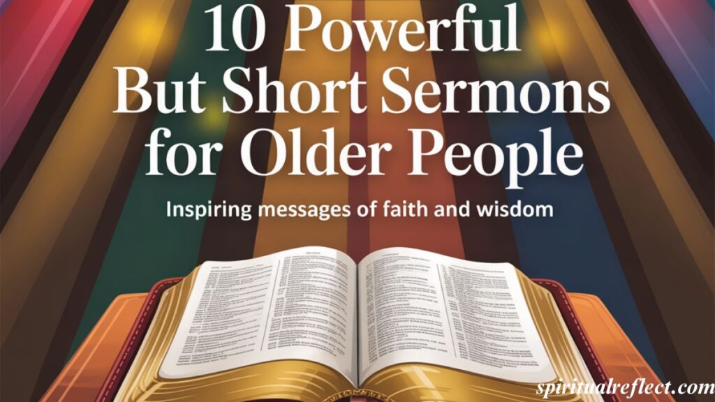10 Powerful but Short Sermons for older people