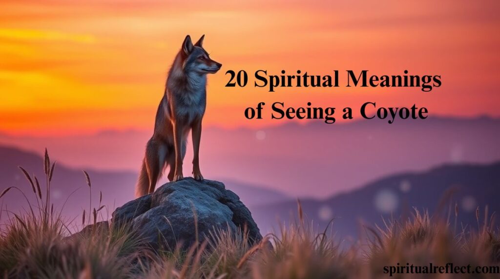 20 Spiritual Meanings of Seeing a Coyote