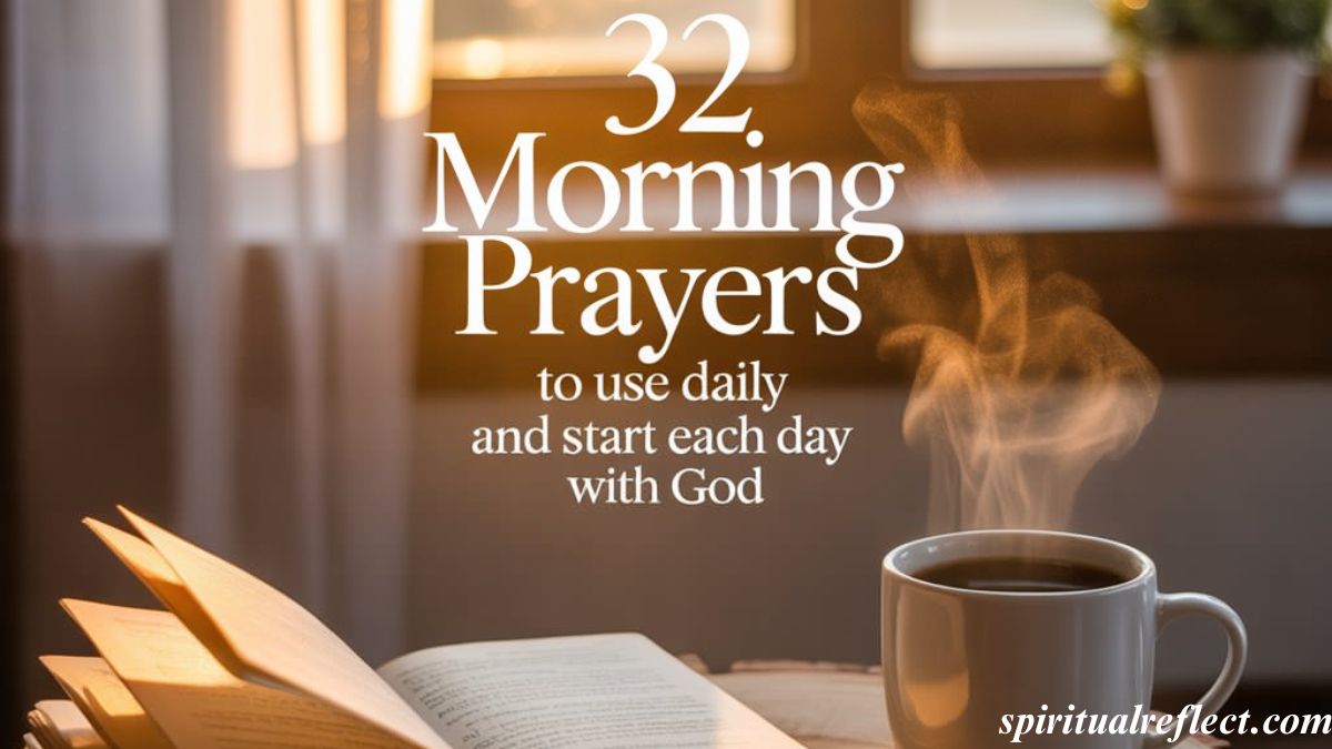 32 Morning Prayers to use daily and start each day with God