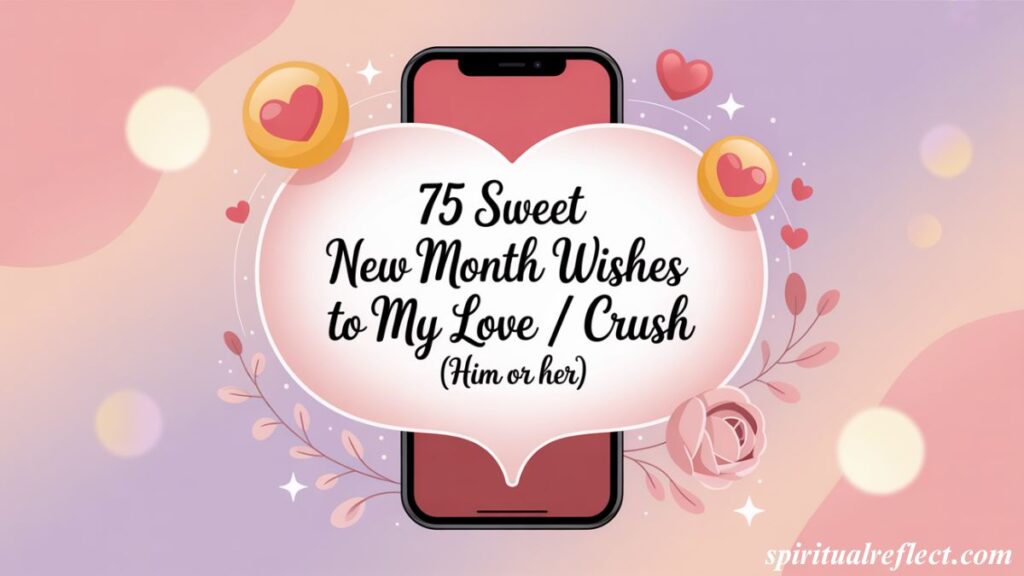 75 Sweet New Month Wishes To My Love / Crush (Him or Her)