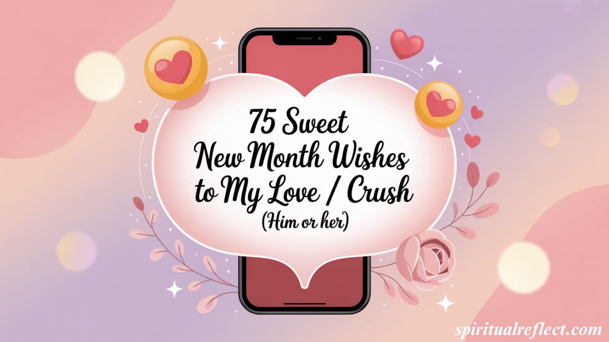 75 Sweet New Month Wishes To My Love / Crush (Him or Her)