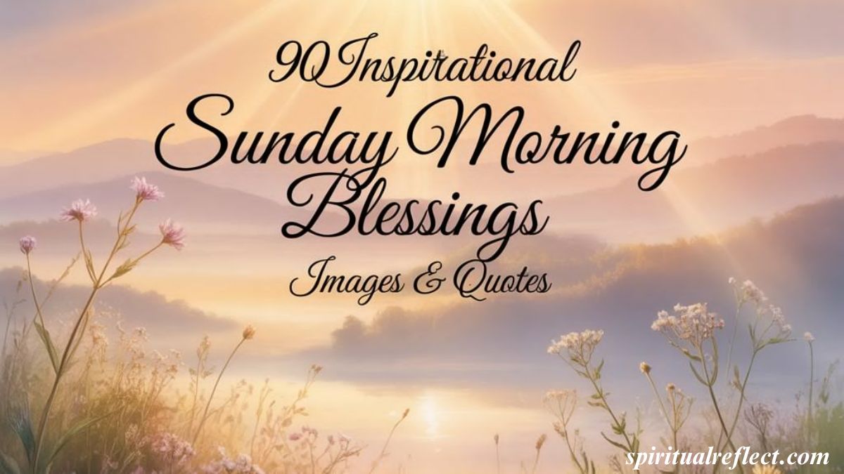 90 Inspirational Sunday Morning Blessings Images & Quotes