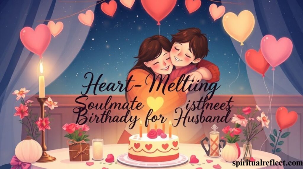 Top Soulmate Birthday Wishes For Husband From Loving Wife