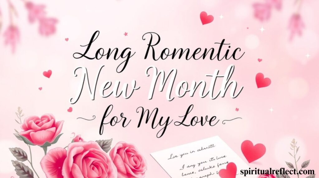 90 Romantic Happy New Month Messages to My Love