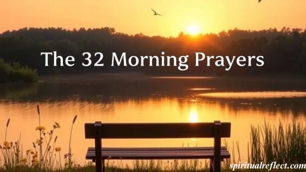 32 Morning Prayers to use daily and start each day with God