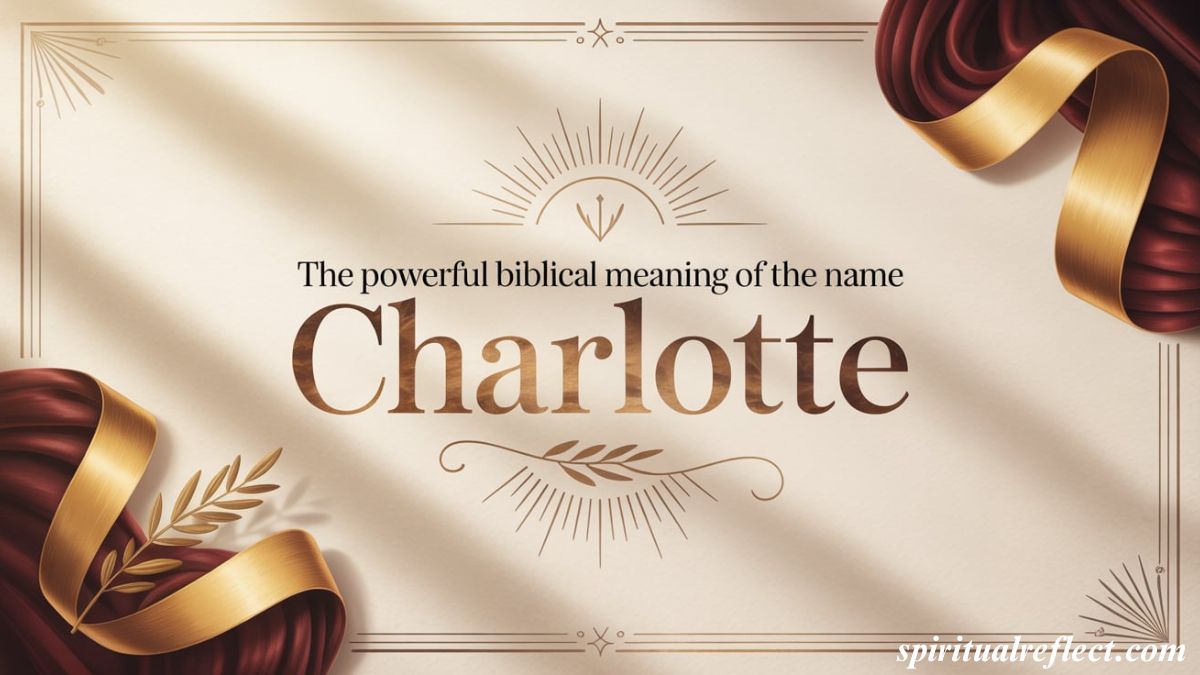 The Powerful Biblical Meaning of the Name CHARLOTTE