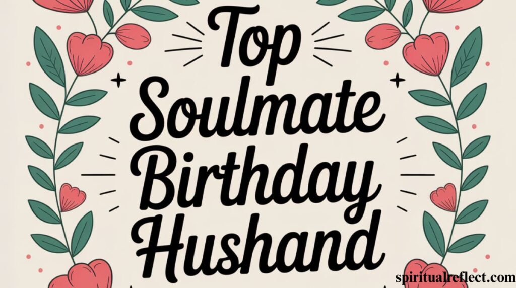 Top Soulmate Birthday Wishes For Husband From Loving Wife