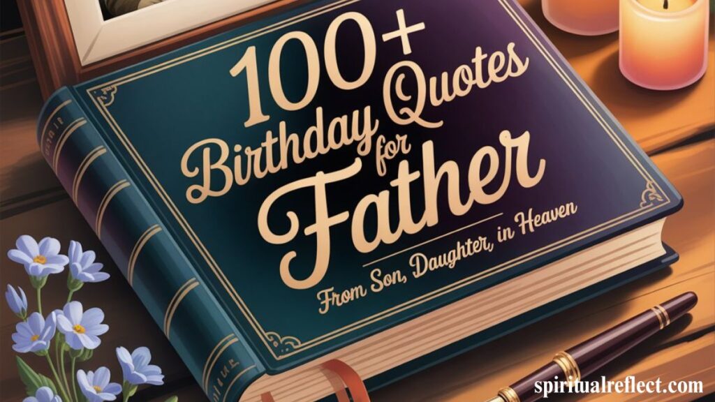 100+ Birthday Quotes for Father From Son, Daughter, in Heaven