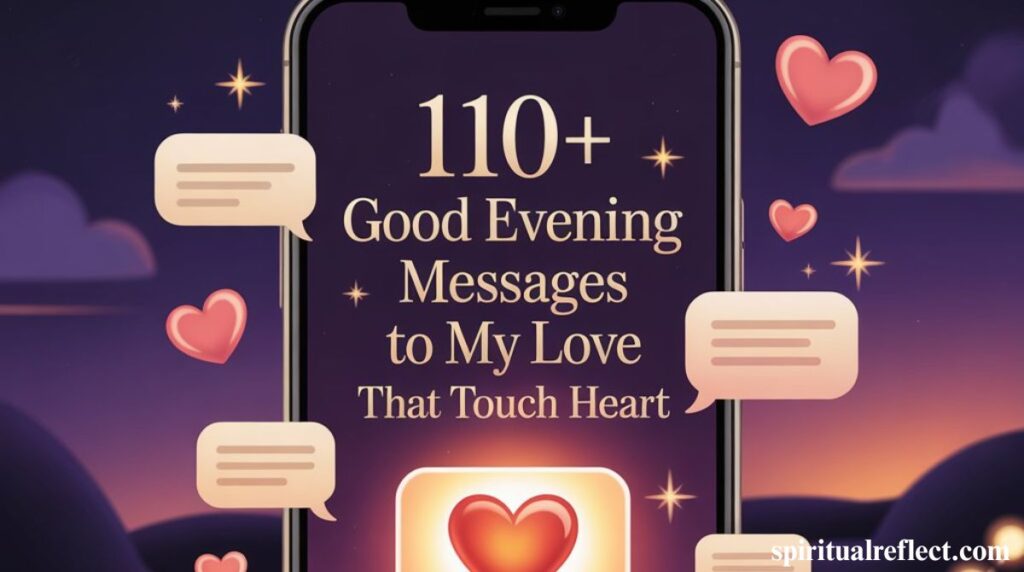 110+ Good Evening Messages to My Love That Touch Heart