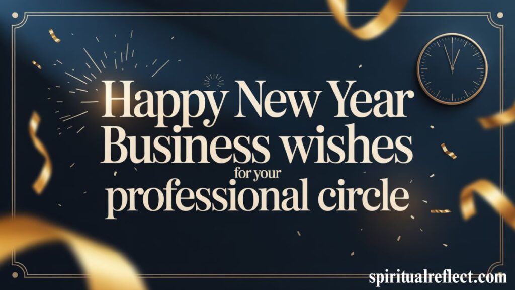 Happy New Year Business Wishes for Your Professional Circle
