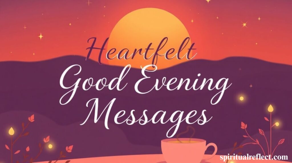 110+ Good Evening Messages to My Love That Touch Heart