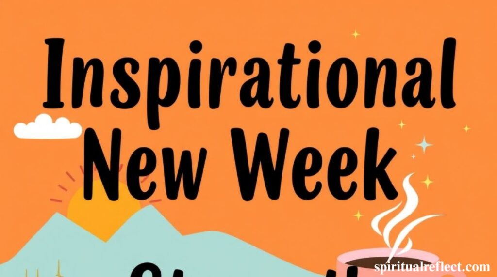 New Week Blessings for Morning Inspiration Prayers and Quotes