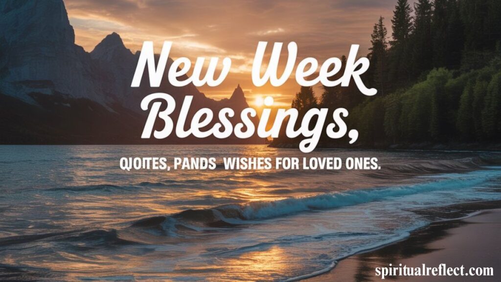 New Week Blessings Quotes, Prayers And Wishes For Loved Ones