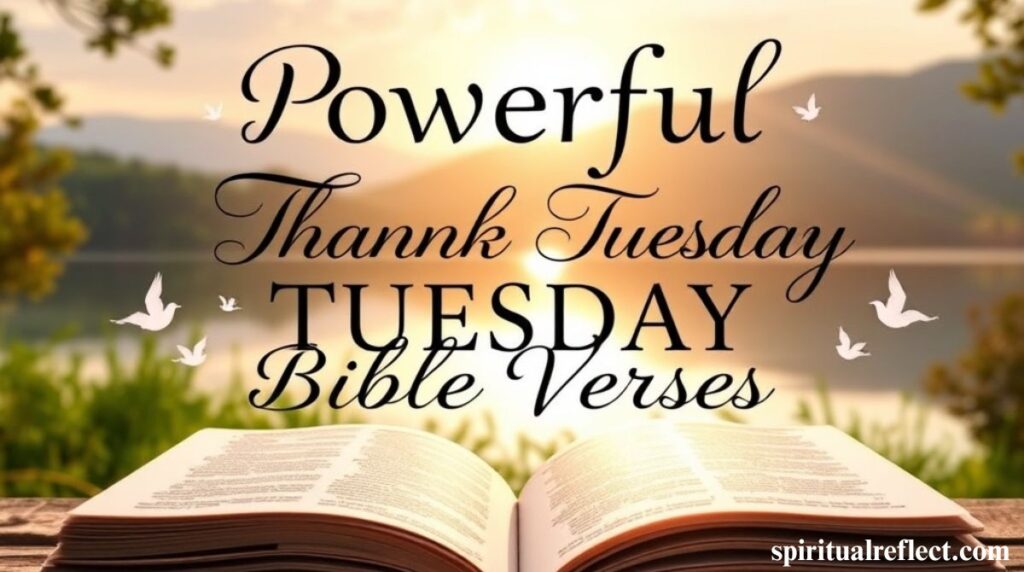 110+ Thankful Tuesday Blessings Quotes Bible Verses