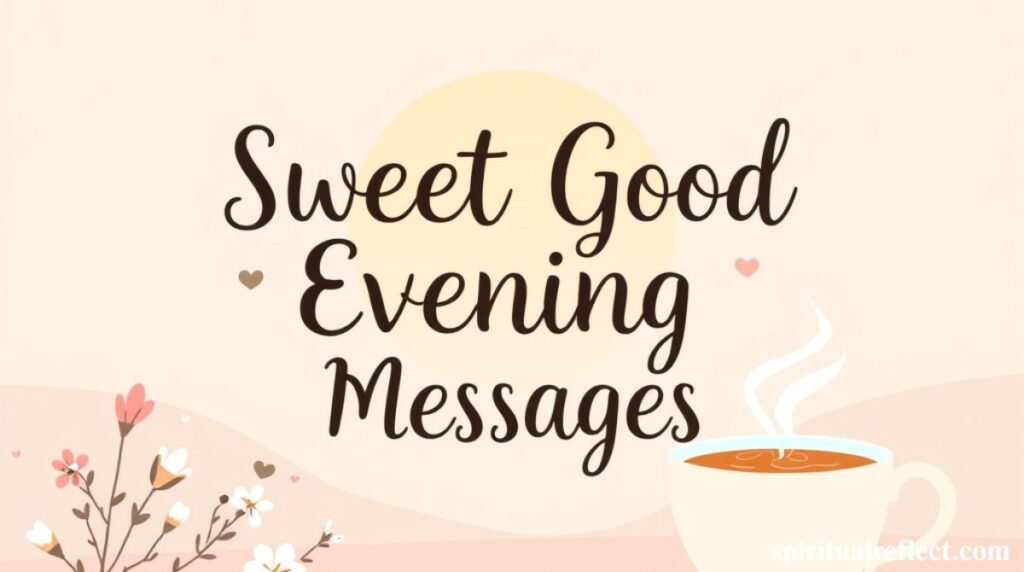 110+ Good Evening Messages to My Love That Touch Heart