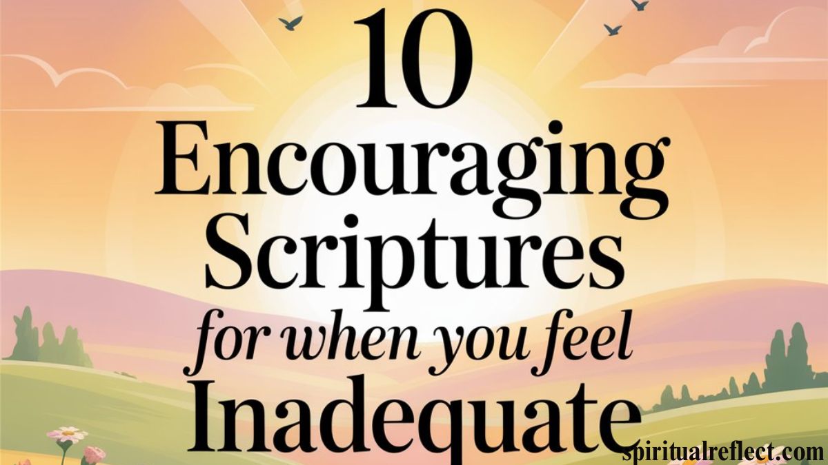 10 Encouraging Scriptures For When You Feel Inadequate
