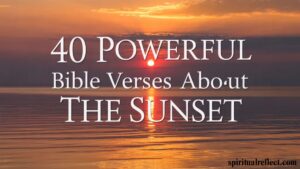 40 Powerful Bible Verses About the Sunset