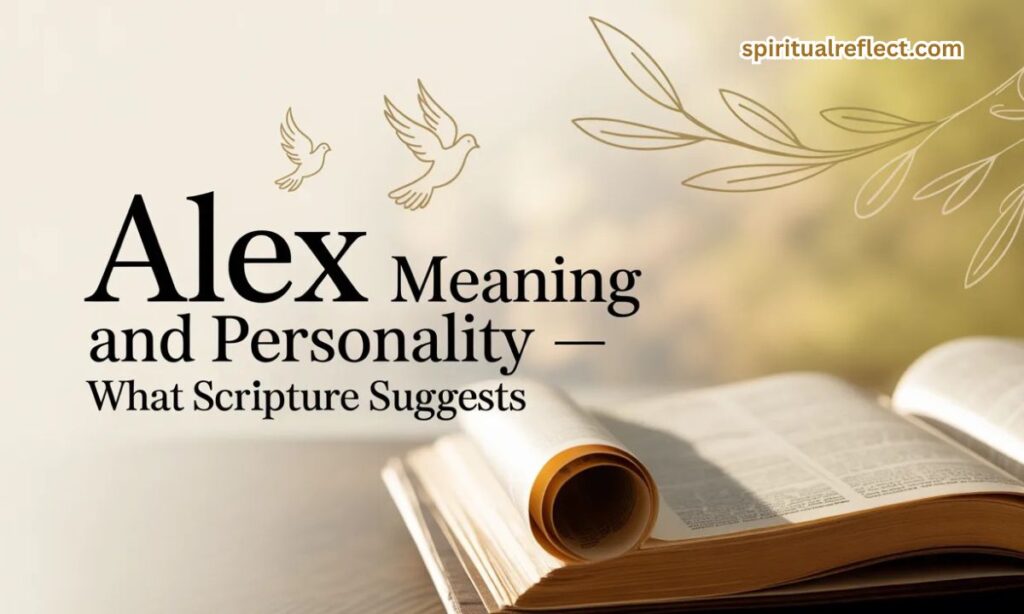 Alex Meaning and Personality — What Scripture Suggests