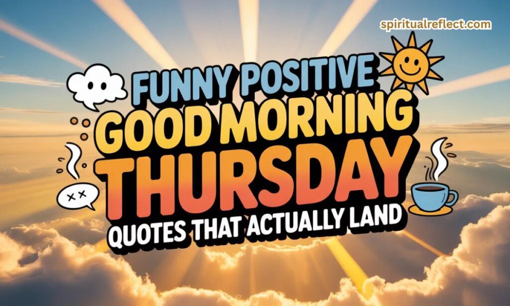 Funny Positive Good Morning Thursday Quotes That Actually Land