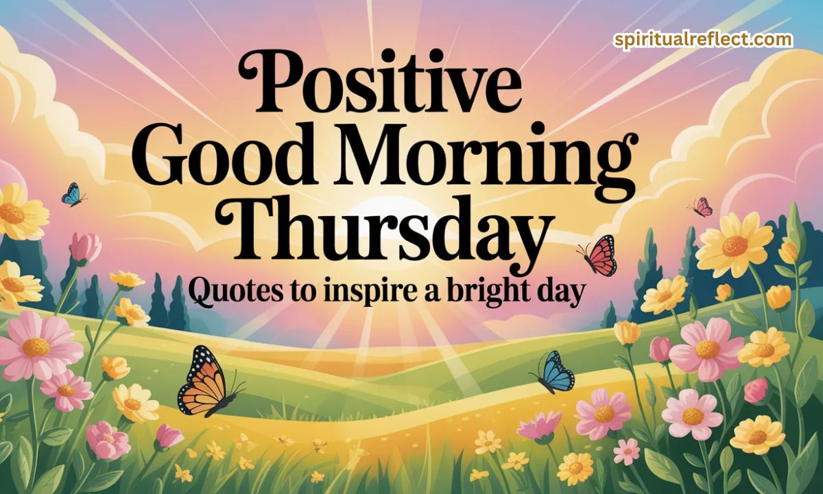 Positive Good Morning Thursday Quotes to Inspire a Bright Day