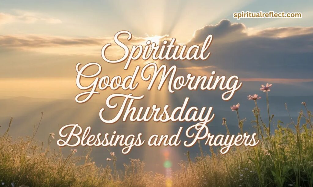 Spiritual Good Morning Thursday Blessings and Prayers