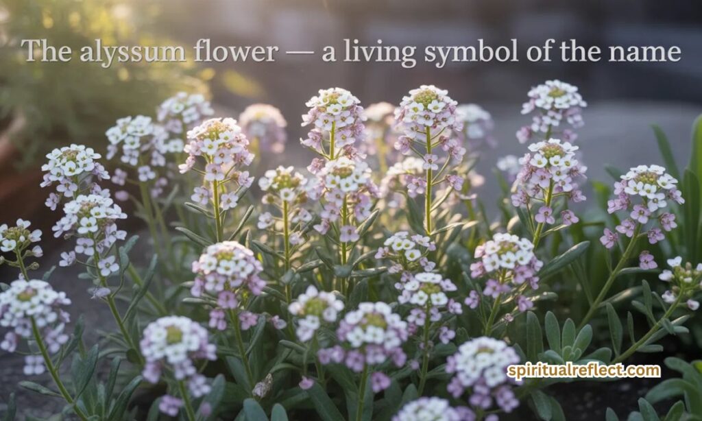 The Alyssum Flower — A Living Symbol of the Name