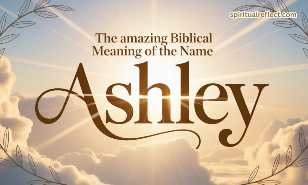 The Amazing Biblical Meaning of the Name ASHLEY