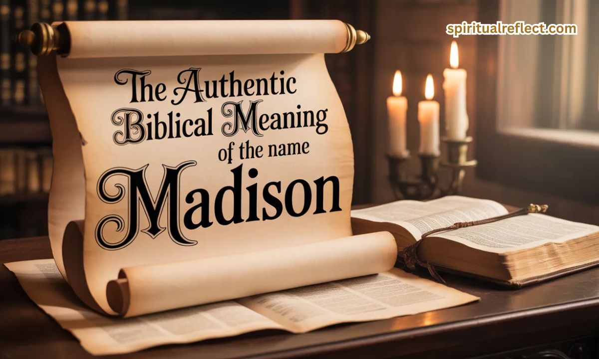 The Authentic Biblical Meaning of the Name MADISON
